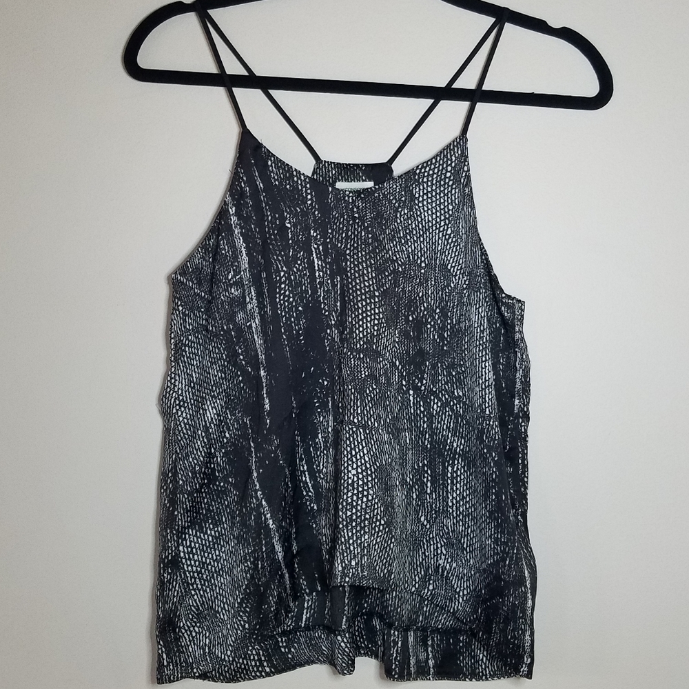 H&M Black and White Camisole Witchy Goth